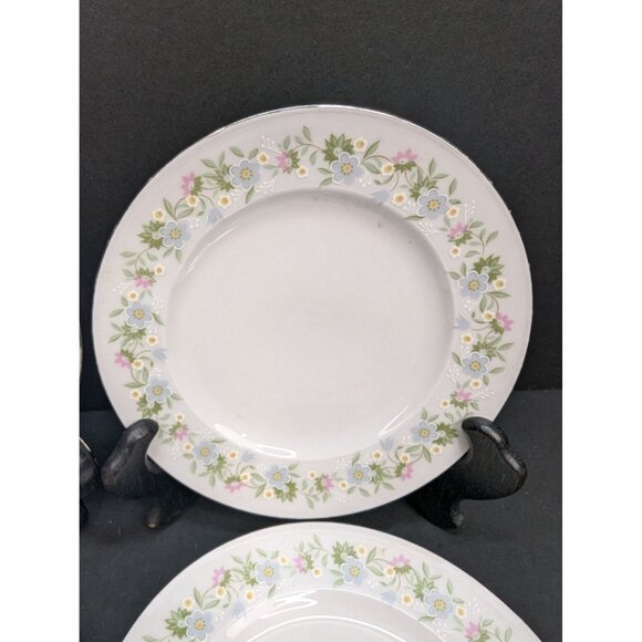 Johann Haviland Forever Spring Pattern Porcelain Dessert Plates Set of 4 - Picture 4 of 10